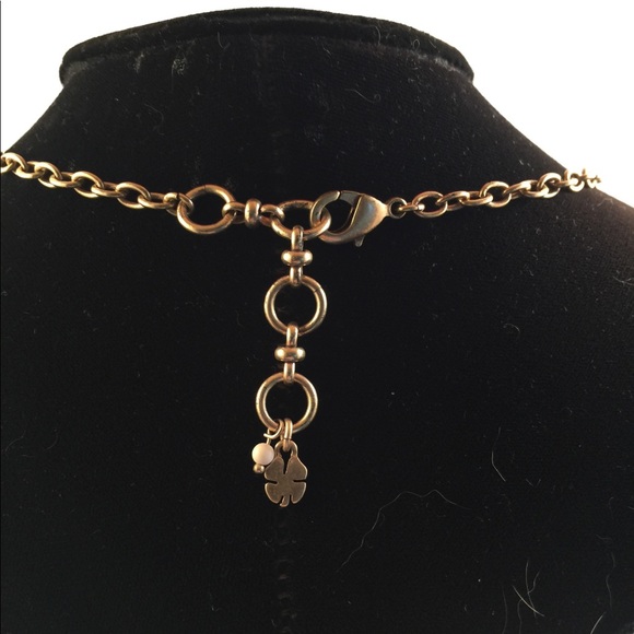 Lucky Brand  necklace gold and ivory colored beads - Picture 4 of 5